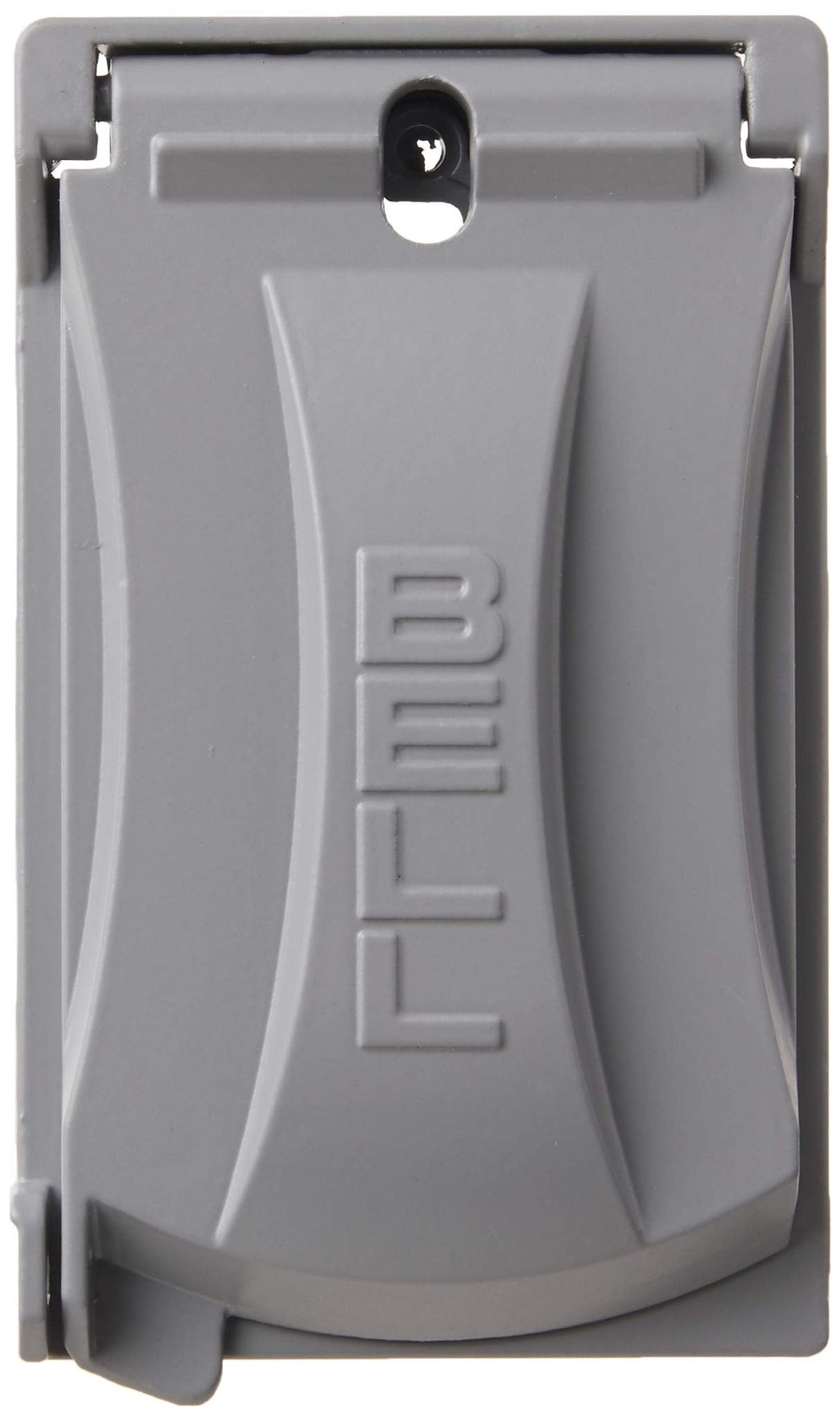 [AUSTRALIA] - Hubbell Bell MX1050S Single-Gang Weatherproof Heavy Duty Universal Flip Cover Gray Finish