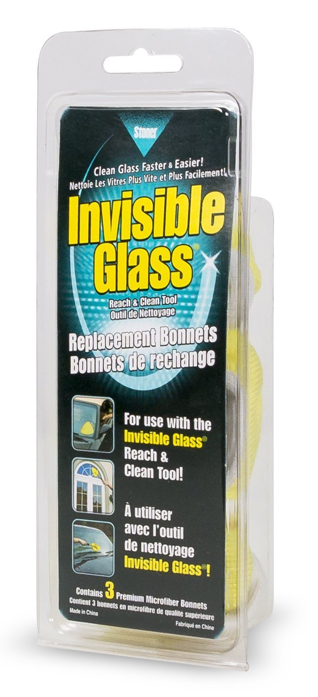  [AUSTRALIA] - Invisible Glass Reach and Clean Tool Replacement Microfiber Bonnets - 3 Pack, 95183