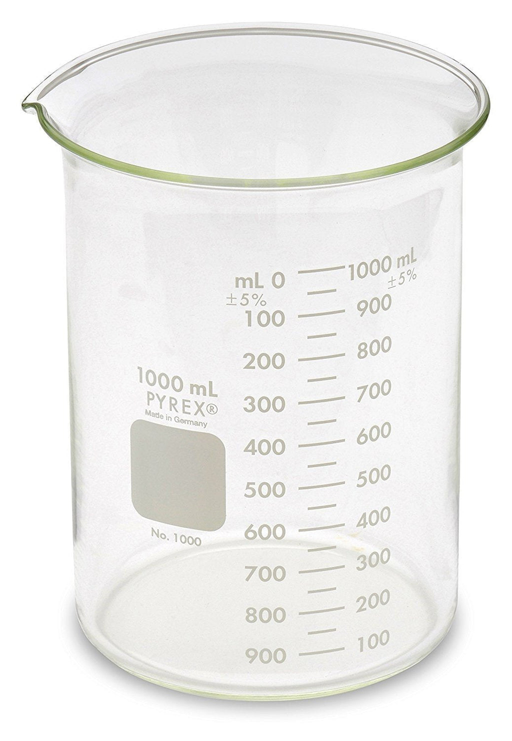 PYREX Griffin Low Form 1000mL Beaker Graduated Ea - LeoForward Australia