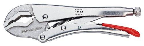  [AUSTRALIA] - KNIPEX Tools - Locking Pliers, Universal Jaws, Chrome (4114250)