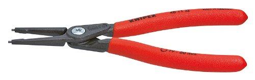 KNIPEX Tools - Precision Circlip Pliers, Internal, Straight, 3 11/32"-5 1/2" Bore Dia. (4811J4) - LeoForward Australia