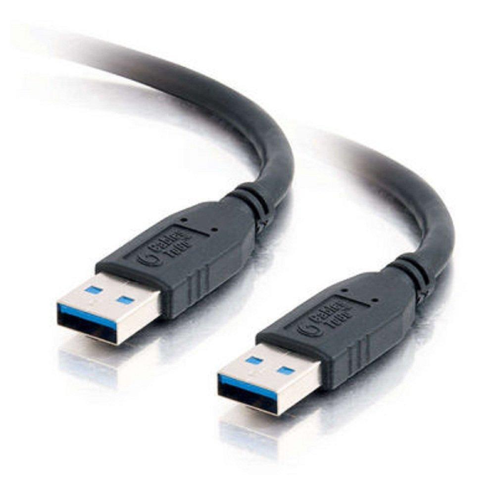 C2G USB Short Extension Cable, USB Cable, USB A to A Cable, Black, 3.28 Feet (1 Meter), Cables to Go 54170 USB A Male to A Male 3.3 Feet - LeoForward Australia