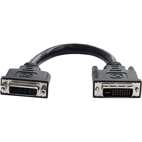 6in DVI-I Dual Link Digital Analog Port Saver Extension Cable M/F - DVI-I Male to Female Extension Cable - 6 inch - 2560x1600 - LeoForward Australia