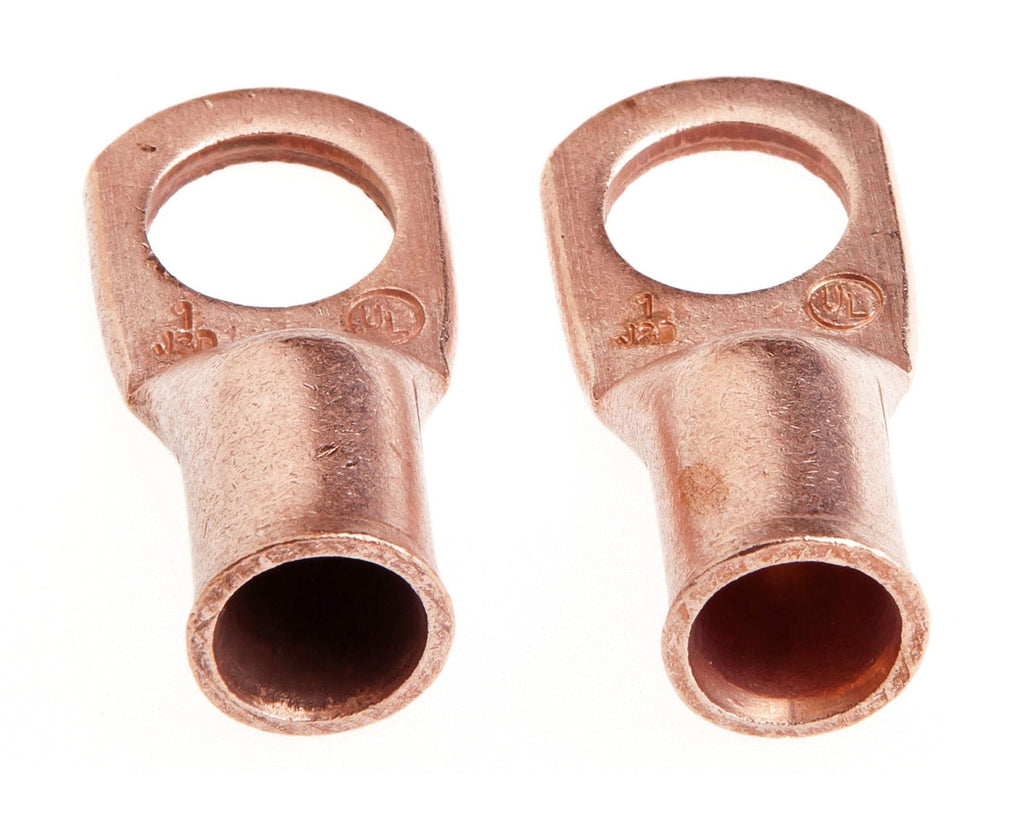  [AUSTRALIA] - Forney 60107 Copper Cable Lugs, Number 1 Cable with 1/2-Inch Stud Size, 2-Pack