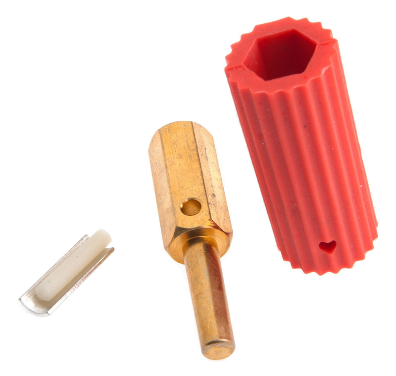 [AUSTRALIA] - Forney 57904 Sure Grip Plug, Male Red Sleeve Fits Spitfire And Miller Welders