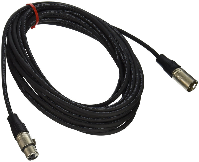  [AUSTRALIA] - Rapco Horizon N1M1-30 Stage Series M1 Microphone Cable Neutrik Connectors 30-Feet