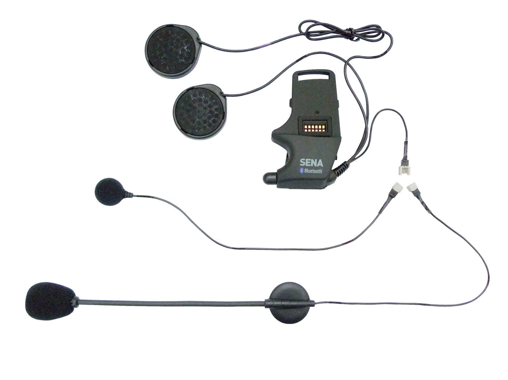  [AUSTRALIA] - Sena SMH-A0302 Helmet Clamp Kit with Boom and Wired Microphones for SMH10 Bluetooth Headset One Size
