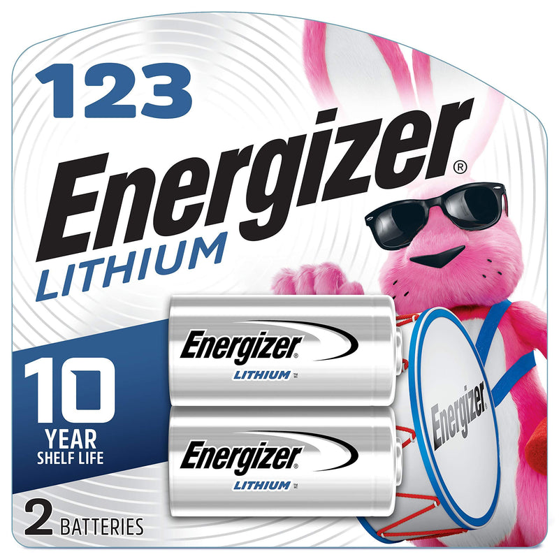 Energizer El123apb-2 3 Volt Lithium Photo Battery, 0.32 Ounce, 123A 2 Count (EL123APB2) - LeoForward Australia