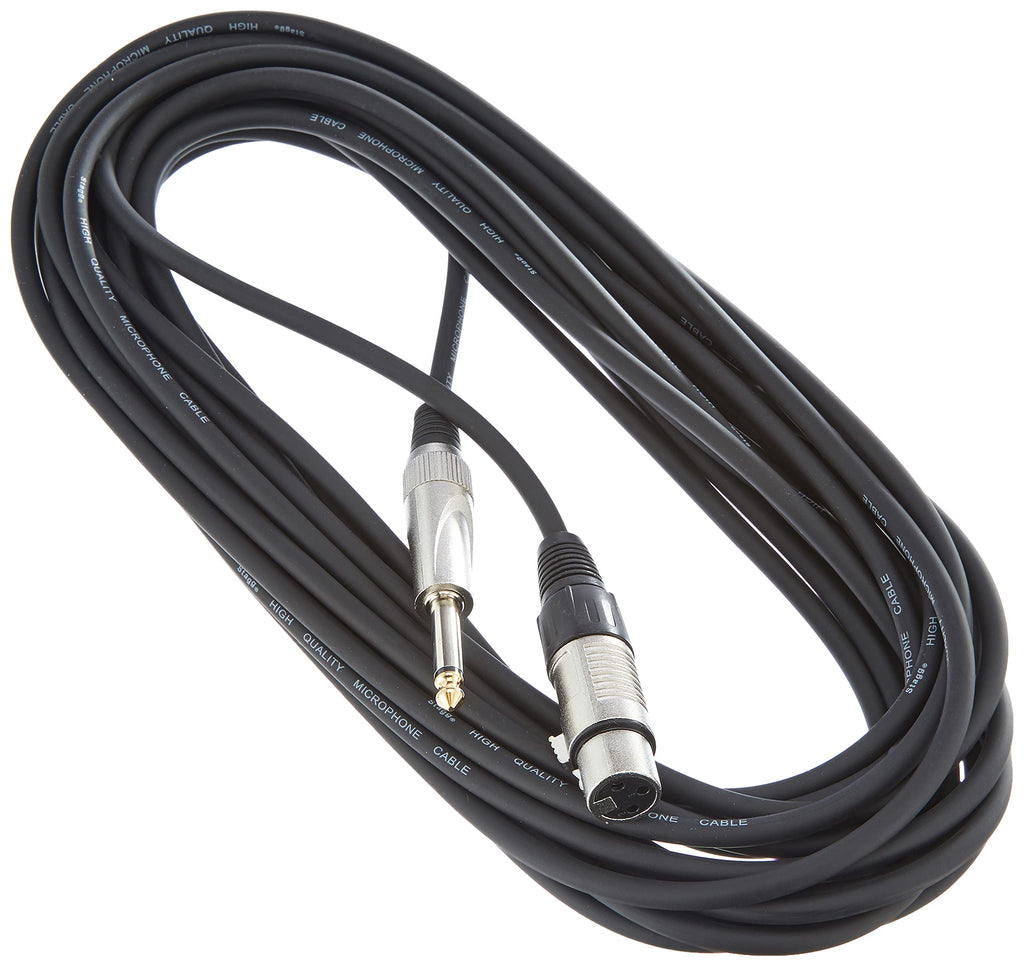  [AUSTRALIA] - Stagg 33ft. Standard Mic cable - XLR/Phone plug