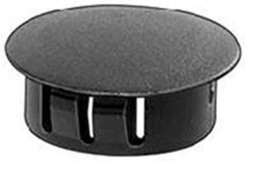 50 Black Nylon Locking Hole Plug 9/16" Hole Diameter - LeoForward Australia