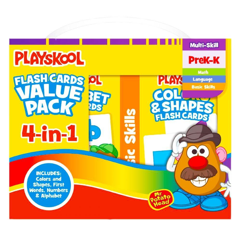 Playskool Flash Cards Value Pack - Alphabet/First Words/Shapes & Colors/Numbers PreK - K - LeoForward Australia