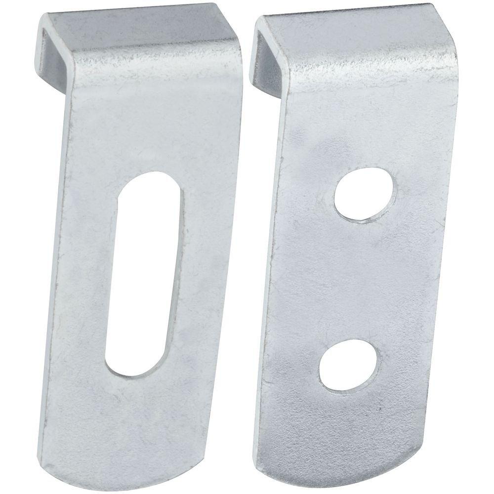 National Hardware N260-372 V2559 Hidden Mirror Holders in Zinc plated, 4 pack 25 lbs - LeoForward Australia