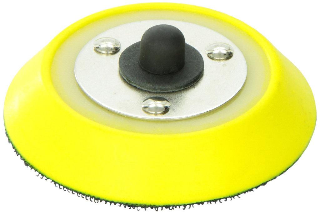  [AUSTRALIA] - Chemical Guys BUFLC_BP_DA_3 Dual-Action Hook and Loop Molded Urethane Flexible Backing Plate (3.5 Inch) 3.5 Inch Dual Action Yellow