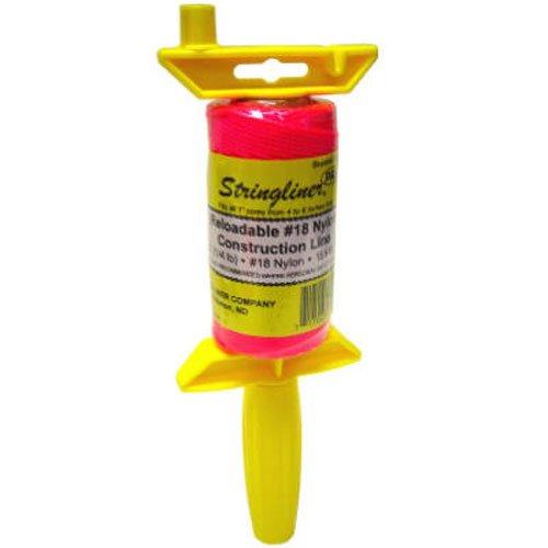  [AUSTRALIA] - STRINGLINER Company Available 25162 Braided 250-Feet Reloadable Line Reel, Fluorescent Pink