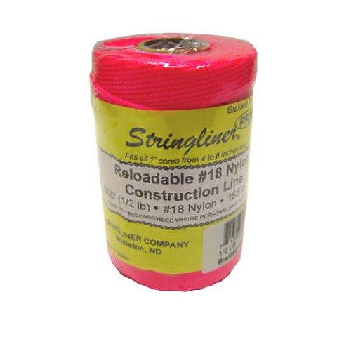  [AUSTRALIA] - STRINGLINER Company 35462 Braided Construction Line Roll, Fluorescent Pink