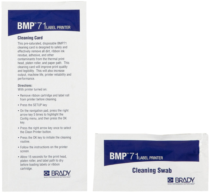 Brady M71-CLEAN Cleaning Kit For BMP71 Label Printer - LeoForward Australia