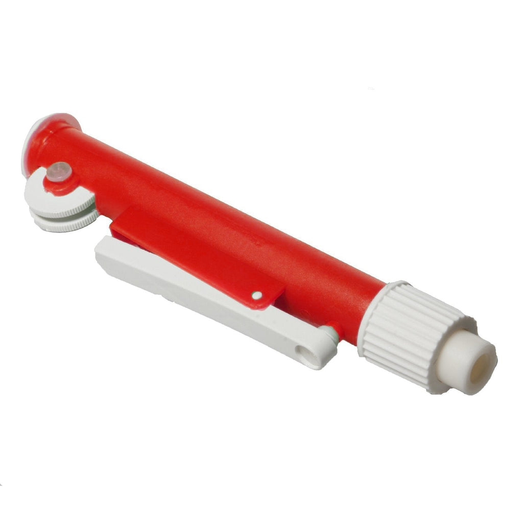 Dynalon 311105 Red Pi-pump Pipette Aid/Pipet Filler, 25mL Volume 25 milliliters, Red - LeoForward Australia
