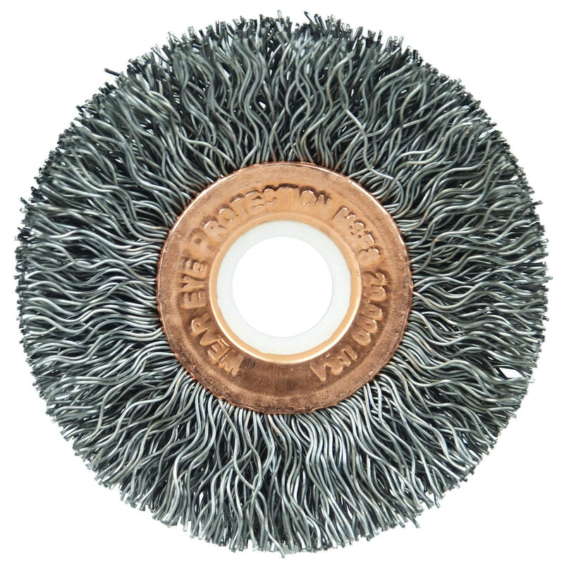  [AUSTRALIA] - Weiler 15473 2" Crimped Wire Wheel, .014"Steel Fill, 1/2"-3/8"Arbor Hole, Made in the USA .014 Wire Size x 1/2"-3/8" Arbor Steel