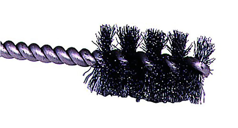  [AUSTRALIA] - Weiler 21075 5/8" Power Tube Brush, .005" Steel Wire Fill, 1" Brush Length, Made in the USA