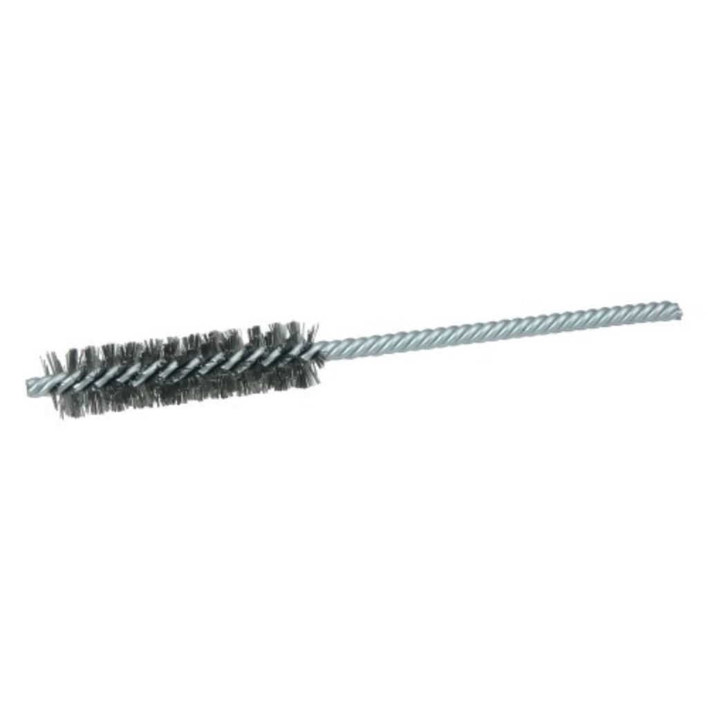  [AUSTRALIA] - Weiler 21107 1/2" Power Tube Brush, .006" Steel Wire Fill, 2" Brush Length, Made in the USA 0.006 Wire Size