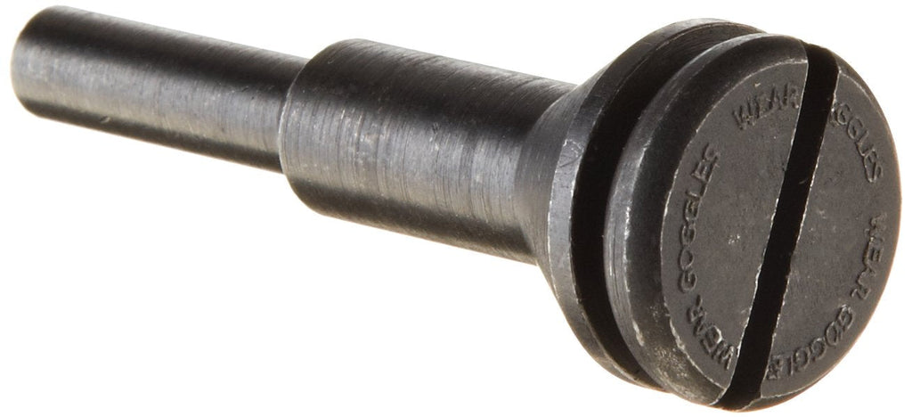  [AUSTRALIA] - Weiler 36512 Mandrel for Type 1 Cutoff Wheel, 1/4" Diameter Shank, 1/4" and 3/8" Arbor Size