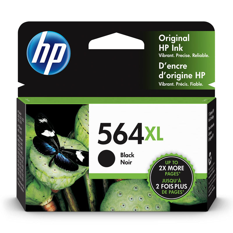 HP 564XL | Ink Cartridge | Black | Works with HP DeskJet 3500 Series, HP OfficeJet 4600 5500 C6300 6500 7500 Series, B8550, D7560, C510, B209, B210, C309, C310, C410, C510 | CN684WN XL Black - LeoForward Australia