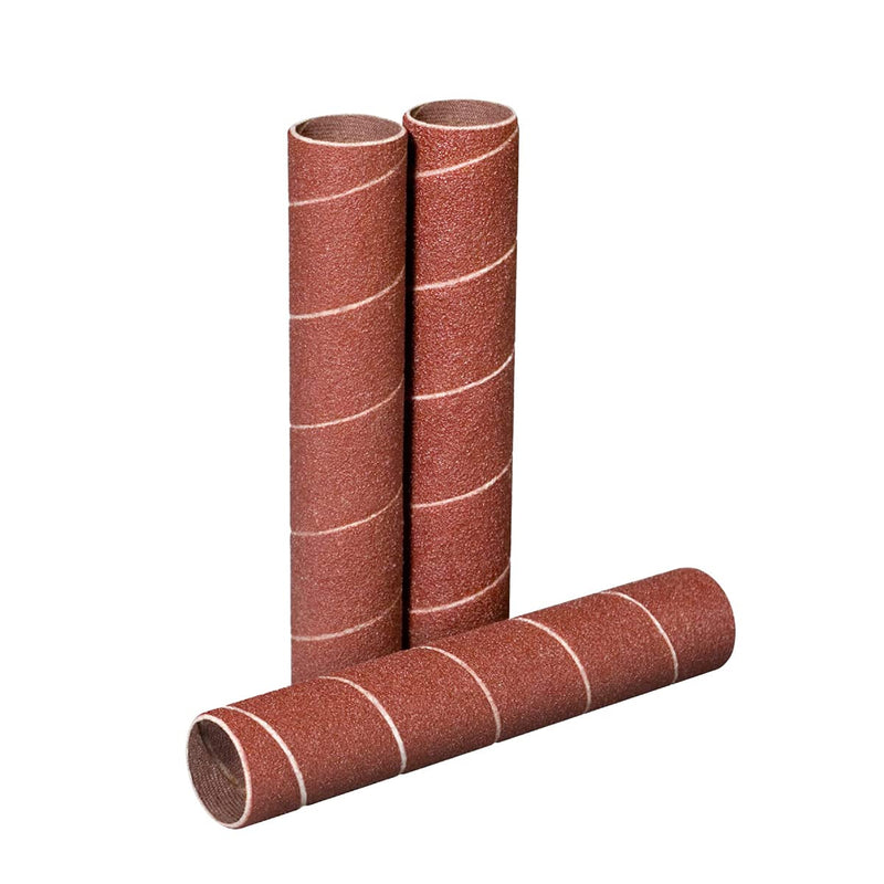  [AUSTRALIA] - POWERTEC 11211 4.5 Inch Sanding Sleeves for Spindle Sander | 120 Grit | Aluminum Oxide Sandpaper Diameter 3/4 Inch – 3 Pack 3/4"