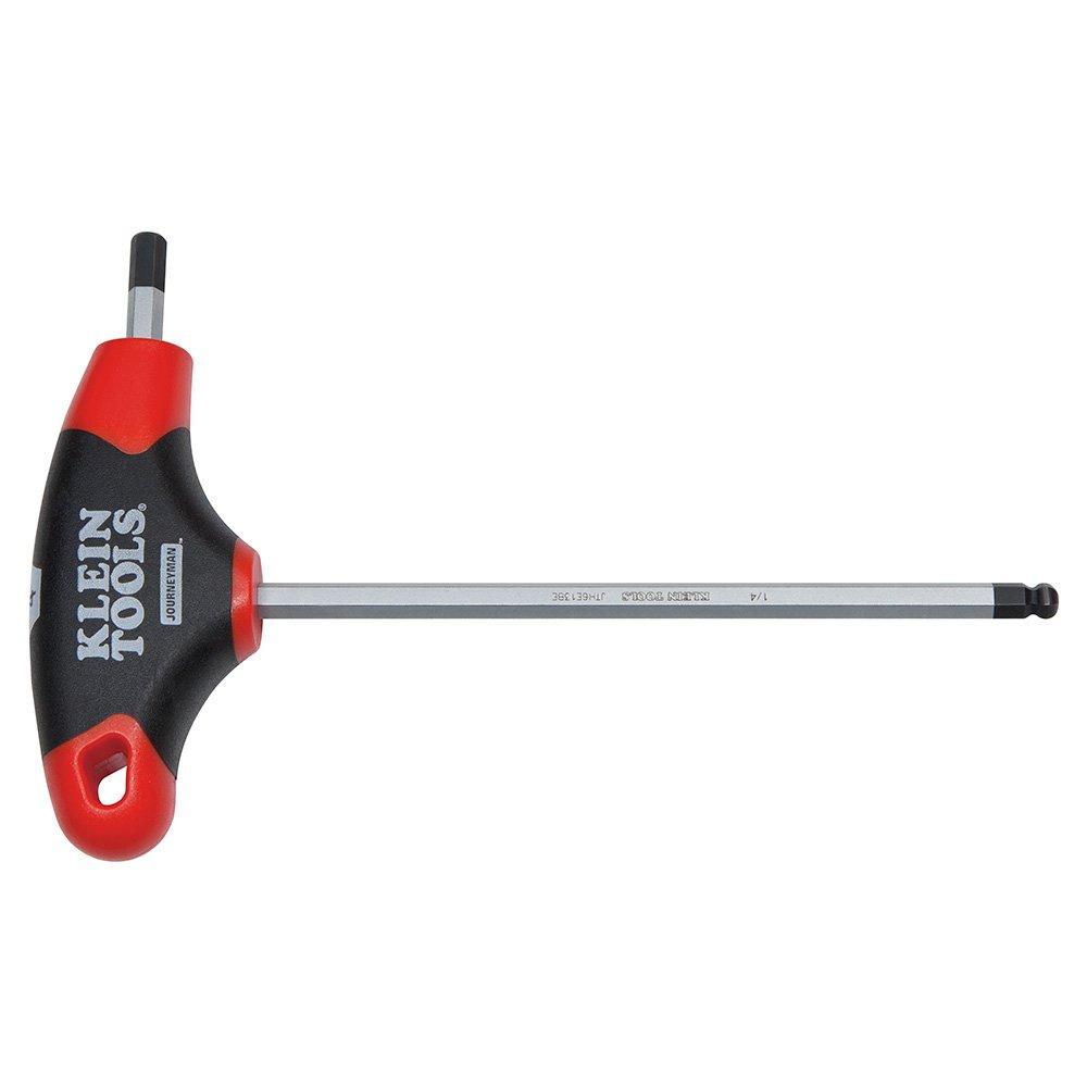  [AUSTRALIA] - 3/32-Inch Ball End Hex Key with Journeyman T-Handle, 6-Inch Klein Tools JTH6E06BE 3/32-Inch SAE
