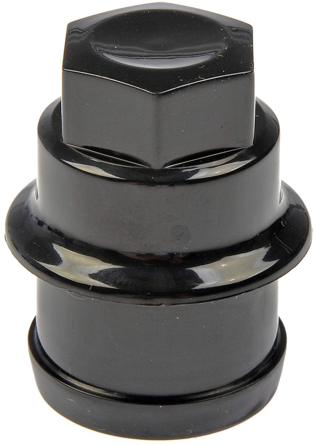 Dorman 711-026 Black Wheel Nut Cover - M27-2.0, Pack of 4 - LeoForward Australia