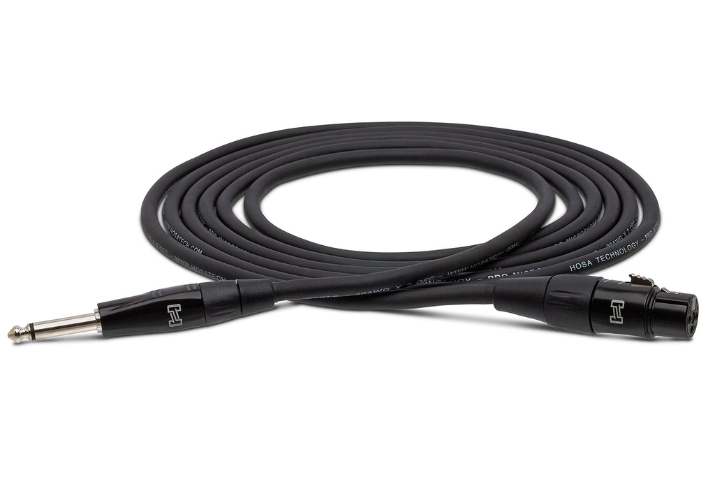  [AUSTRALIA] - Hosa HMIC-005HZ Pro Microphone Cable, REAN XLR3F to 1/4 in TS, 5 ft 5 Foot