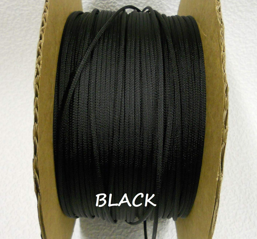  [AUSTRALIA] - Techflex PTN0.50BK25 Flexo PET General Purpose 1/2-inch Braided Cable Sleeve, Black - 25 Foot (Original Version)