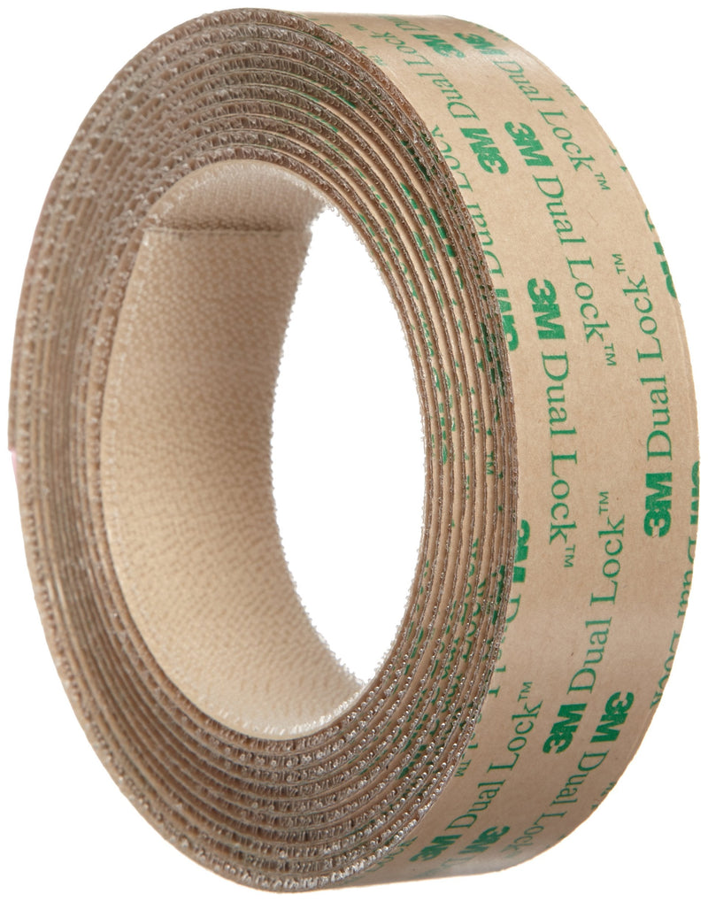  [AUSTRALIA] - 3M Dual Lock Low Profile Reclosable Fastener TB4570, Clear, 1 in x 10 ft 2 Pack