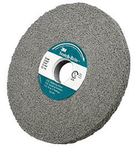 Scotch-Brite(TM) EXL Non-Woven Deburring Wheel, Silicon Carbide, 6000 RPM, 6 Inch x 1/2 Inch x 1 Inch, 8S Fine Grit (Pack of 1) - LeoForward Australia