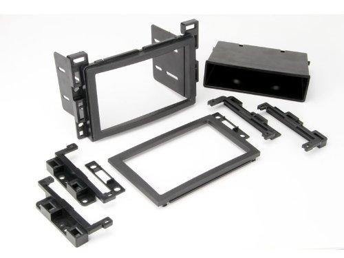  [AUSTRALIA] - Scosche GM2500B Compatible with Select 2005-Up GM ISO Double DIN & DIN+Pocket Dash Kit Black