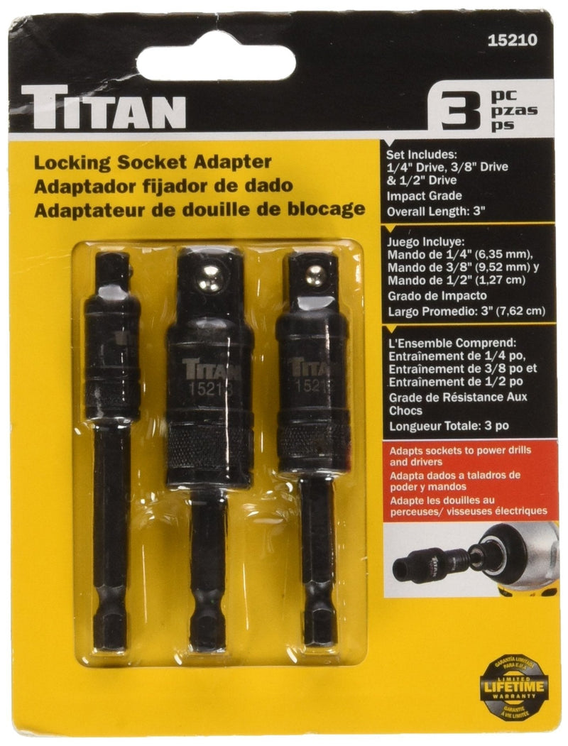  [AUSTRALIA] - Titan 15210 Socket Adaptor Set