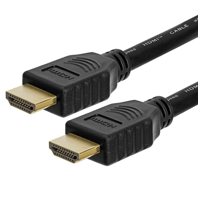 Cmple - 28AWG High Speed 18Gbps HDMI Cable 3FT HDMI 2.0 Ready - 3D Ethernet / Audio Return Channel - Gold Plated Connectors HDR 4K HDMI Cable - 3 Feet, Black 3 Foot - LeoForward Australia