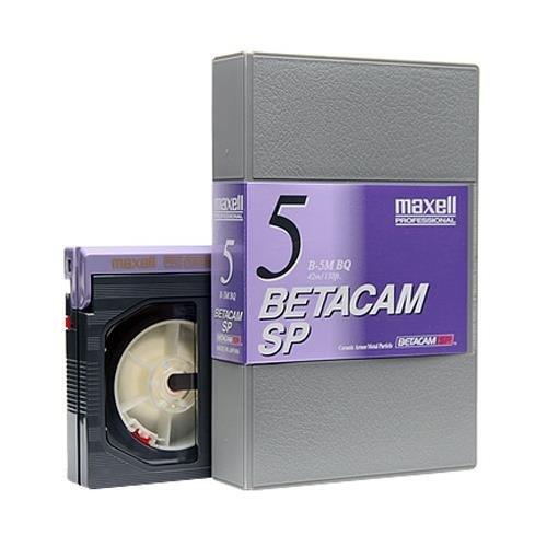  [AUSTRALIA] - Maxell B-5MSP Betacam SP Video Tape, 5 Minute, Small