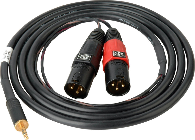  [AUSTRALIA] - Sescom SES-IPOD-XLRM06 3.5mm Stereo to Dual XLR Male Mono Audio Cable, 6 Feet