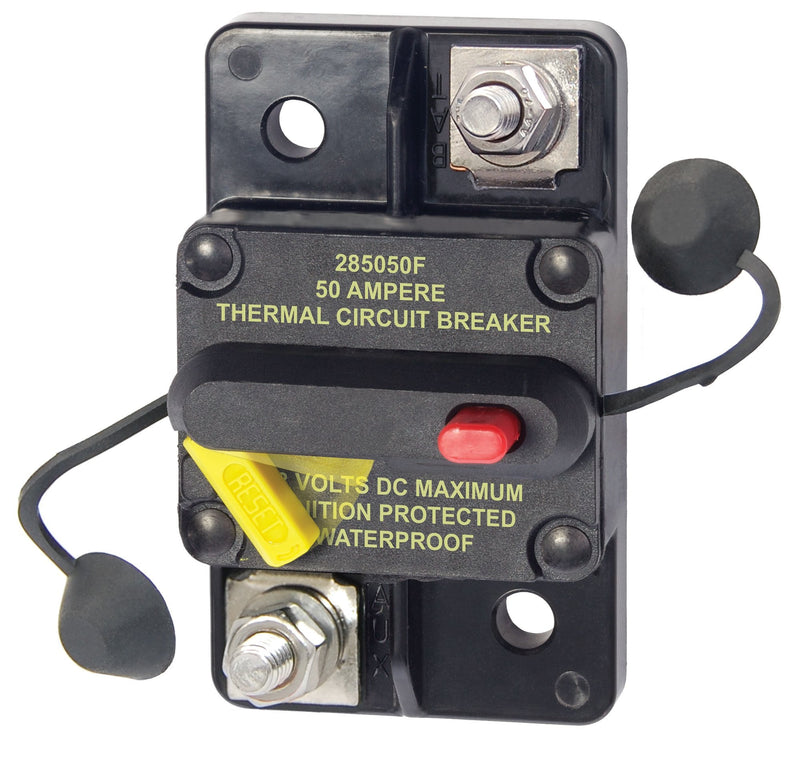  [AUSTRALIA] - Blue Sea Systems 187 Series & 285 Series Surface Mount & Panel Mount Circuit Breakers 50a Dc 285 Series, Surface Mount