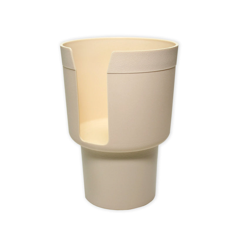  [AUSTRALIA] - Gadjit Cup Keeper Adapter Expands Car Cup Holder to Hold Mugs, Convenience Store Cups, Water + Soda Bottles with Bases up to 3.25" and Up to 8-10" High (Tan)