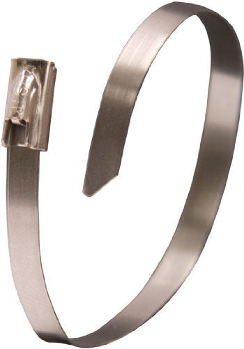  [AUSTRALIA] - Gardner Bender 45-312SS Stainless Steel Cable Tie, 11 inch, 100 lb, Electrical Wire and Cord Management, Metal Zip Tie, 10 Pk