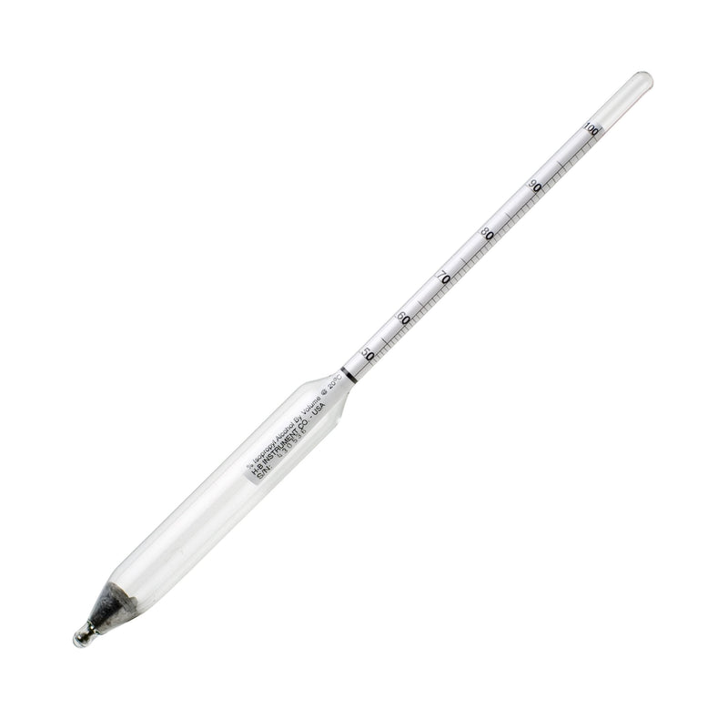 SP Bel-Art, H-B DURAC 50/100 Percent Isopropyl Alcohol Hydrometer (B61809-4100) - LeoForward Australia