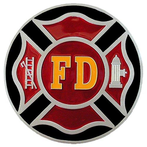  [AUSTRALIA] - Siskiyou Gifts Firefighter Enameled Metal Hitch Cover