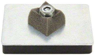 Magnet Expert 79 x 53 x 12mm Rubber Coated Mag Pad [3.11 x 2.09 x 0.47"], M6 Threaded Stud, 10kg Pull [22 lbs], 1pc - LeoForward Australia