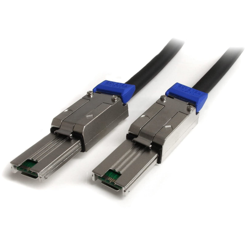  [AUSTRALIA] - StarTech.com 2m External Mini SAS Cable - Serial Attached SCSI SFF-8088 to SFF-8088 - 2x SFF-8088 (M) - 2 meter, Black (ISAS88882) 6 ft / 2m