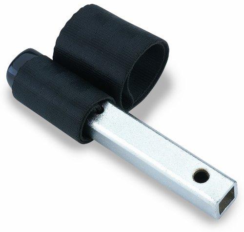  [AUSTRALIA] - Lumax LX-1810 Black Universal Nylon Strap Filter Wrench. Fits Filters from Diameter Sizes: 2-1/4” to 6” (150 mm). Use with ½” Square Drive Ratchet and Extension.