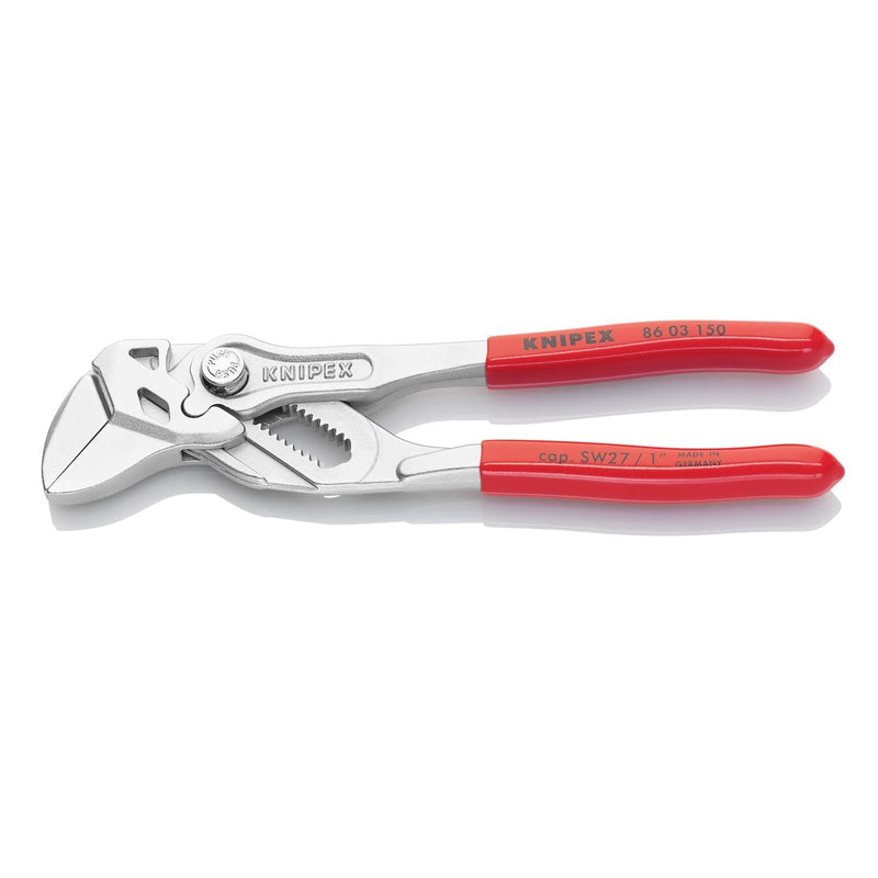  [AUSTRALIA] - KNIPEX Tools - Pliers Wrench, Chrome (8603150) 6-Inch