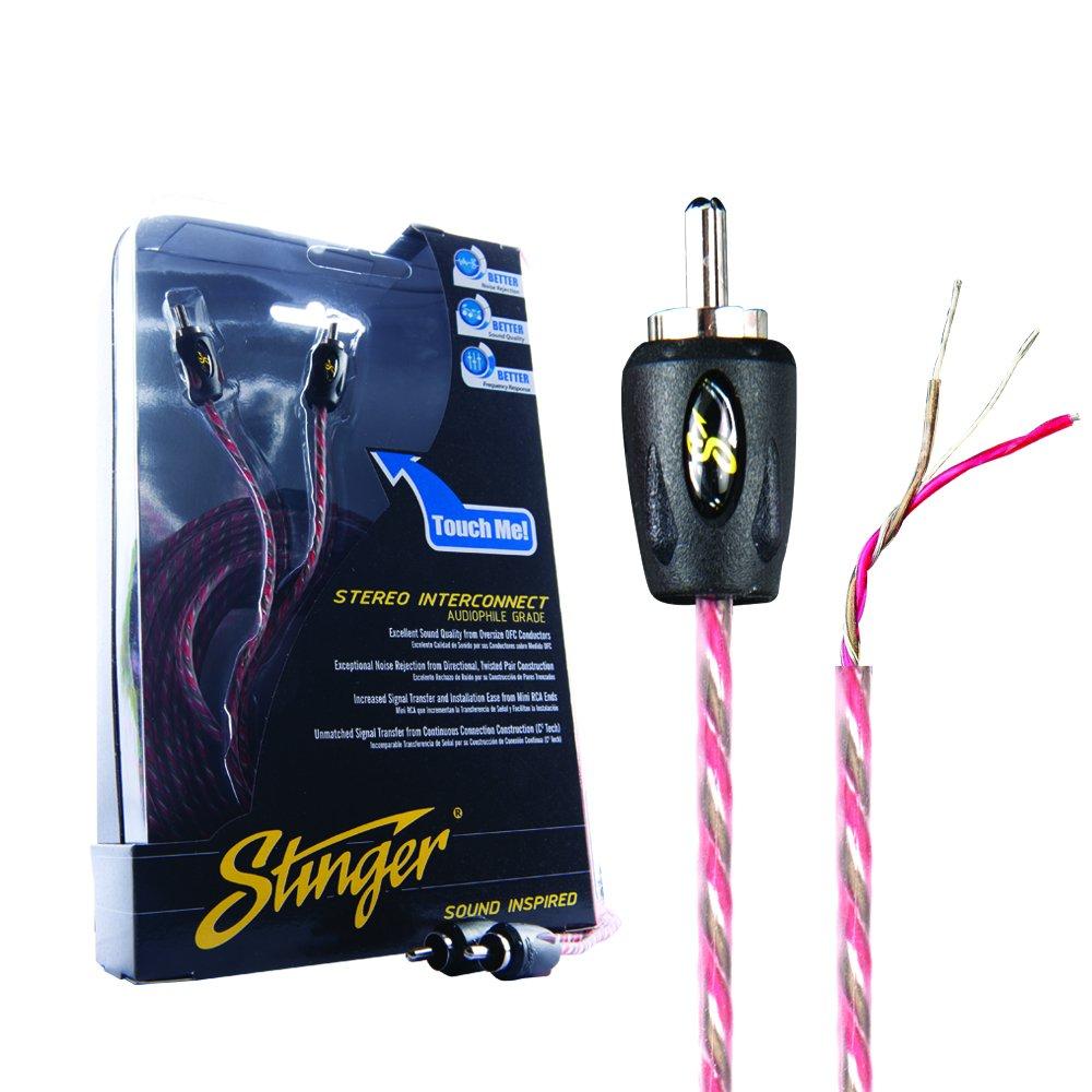 Stinger SI426 6-Foot 4000 Series Professional 2 Channel RCA Interconnects Standard Packaging - LeoForward Australia