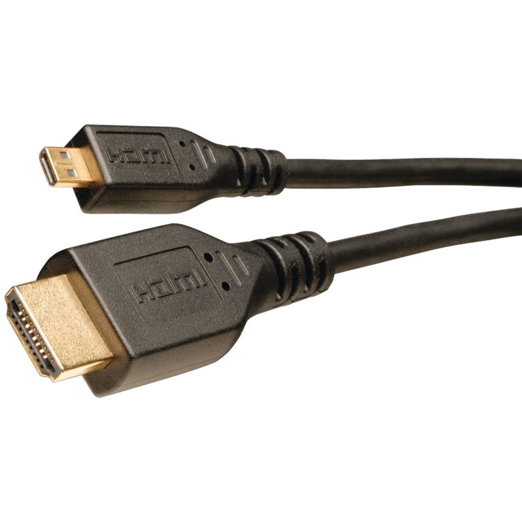 Tripp Lite HDMI to Micro HDMI Cable with Ethernet, Digital Video with Audio Adapter (M/M) 3-ft. (P570-003-MICRO),Black - LeoForward Australia