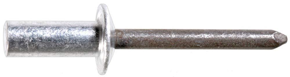 Clipsandfasteners Inc 25 1/4 Closed End Rivets Aluminum Rivet, Steel Mandrel - LeoForward Australia